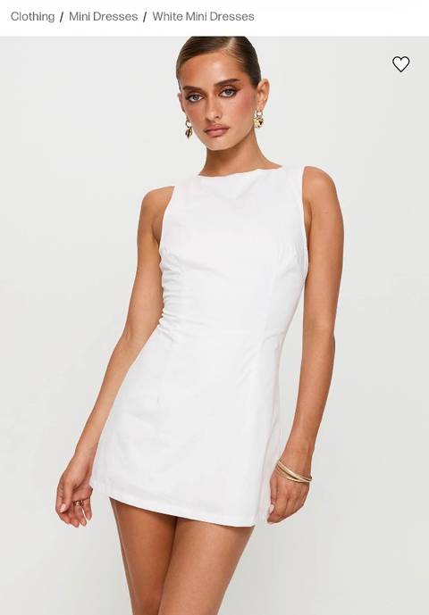 Yumiko Romper White
